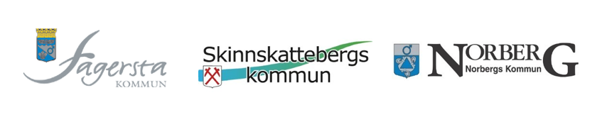 Loggor för Fagersta kommun, Skinnskattebergs kommun och Norbergs kommun